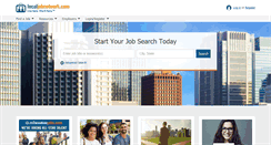 Desktop Screenshot of localjobnetwork.com