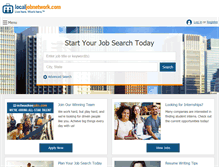 Tablet Screenshot of localjobnetwork.com